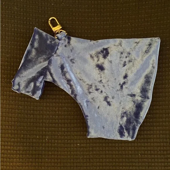 Dog Clothing Couture Top Small Puppy (Blue Velvet) - Picture 3 of 4